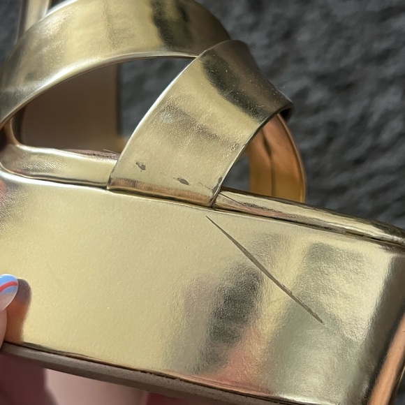 Revolve x Michael Costello Giselle Platform in Gold - Picture 8 of 15